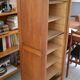Solid oak curtain cabinet 50s 60s