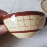Set of 5 cups with saucers