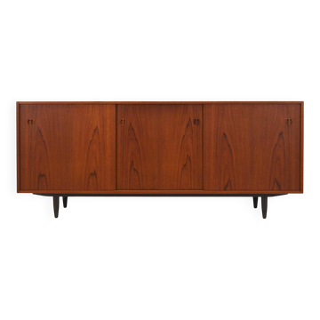 Buffet en teck, design danois, années 1970, production : Danemark