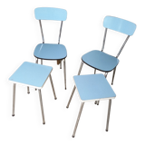 Two chairs Two Formica stools