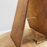 Miroir ancien ciselé en biseau
