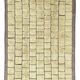 Custom Moroccan Mrirt rug in wool – Golden yellow geometric pattern
