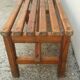 Locker room bench