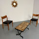 Pair of Italian design chairs by Consorzio Sedie Friuli, 1960s.