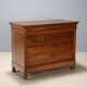 Commode ancienne Louis-Philippe en noyer, Italie, XIXe siècle