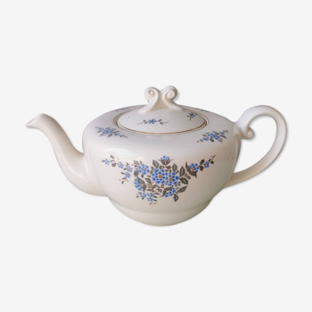 Mid-century porcelain teapot P. Regout Maastricht 1950s