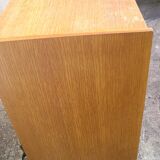 Convenient 3-drawer oak veneer 1970