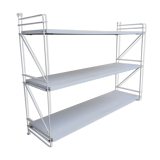 White shelf type string scandinavian style plywood 70s
