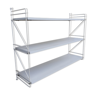 White shelf type string scandinavian style plywood 70s