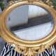 Oval mirror Louis xv period 19th century
