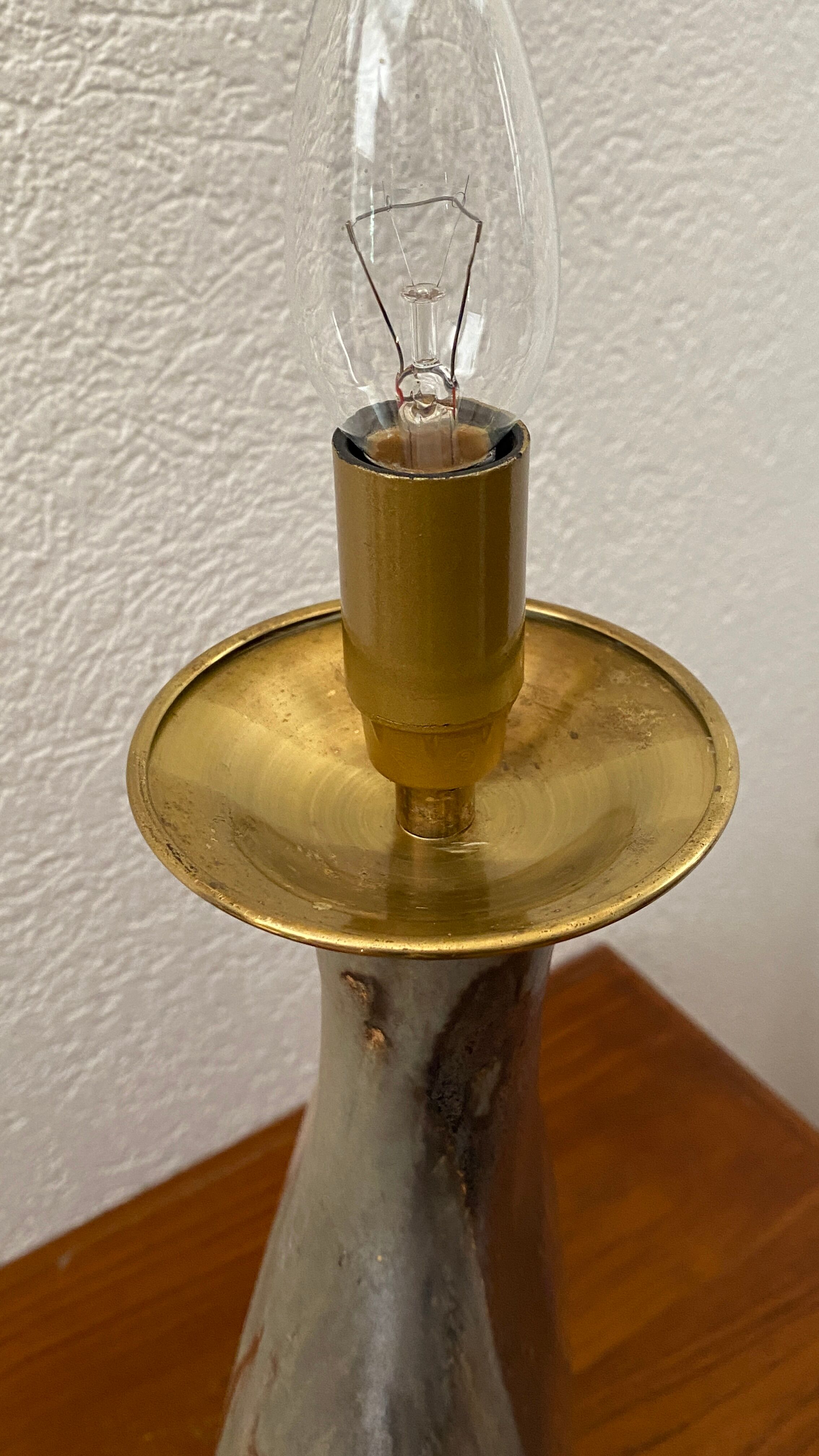 Glazed ceramic lamp, 1994
