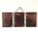 Mirror triptych barber, 1920 - 22 x 49cm