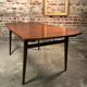 Scandinavian table with rosewood extensions from Rio vintage 1960