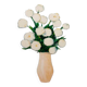 "Bouquet de fleurs blanches" par Gilbert Artaud