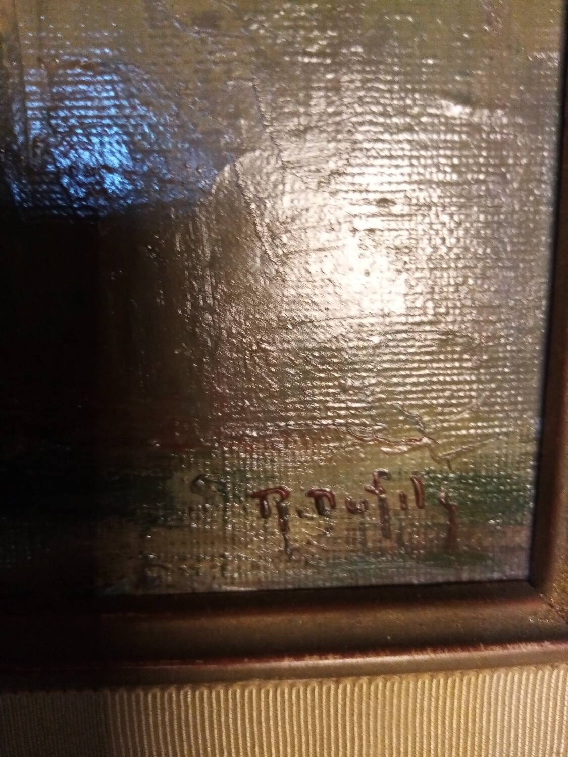 Oil on canvas still life Roland Dufils