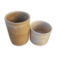 Duo de pots à confiture en grès