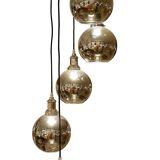 Modern Sculptural Hanging Lamp - 5 glass globes