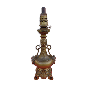 lampe bronze 19 ème