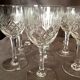 Suite of 10 glasses a porto or wine cooked lemberg cristal de lorraine