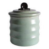 Art Deco Celadon Glazed Lidded Jar by Einar Luterkort for Upsala‑Ekeby, 1930s