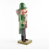 Nutcracker Erzgebirge, sculpted, vintage, GDR hussar.