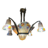 Très beau lustre art deco
