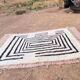 Traditional handmade pure wool rug, size 100 x 200 cm