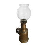 Lampe pigeon en laiton fin XIX