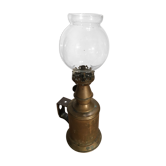 Lampe pigeon en laiton fin XIX