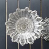 Pair of crystal candlesticks