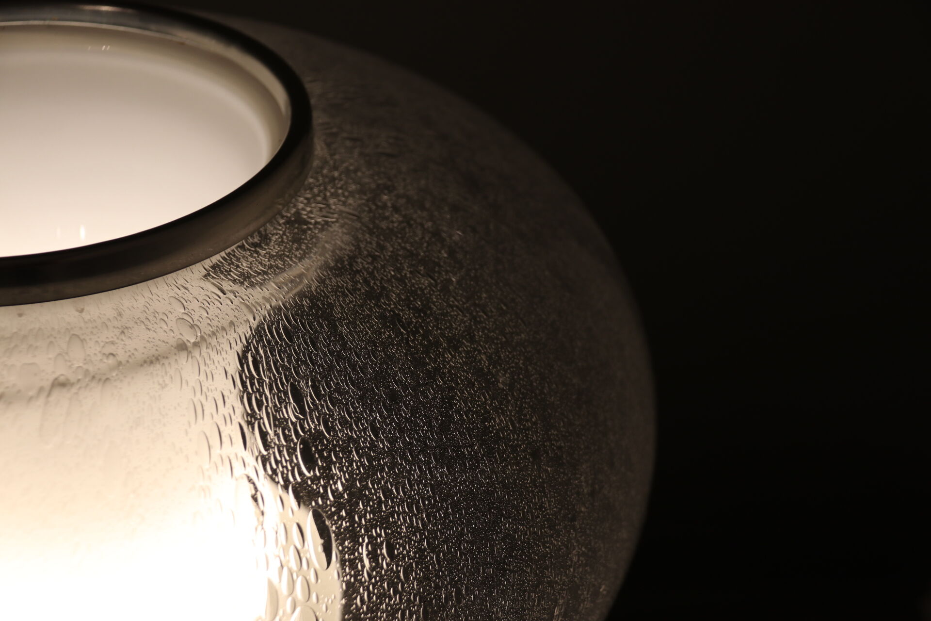 Table lamp in mouth-blown glass  Italy - 1970's