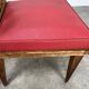 Pair of 1950s wooden cross-braced chairs