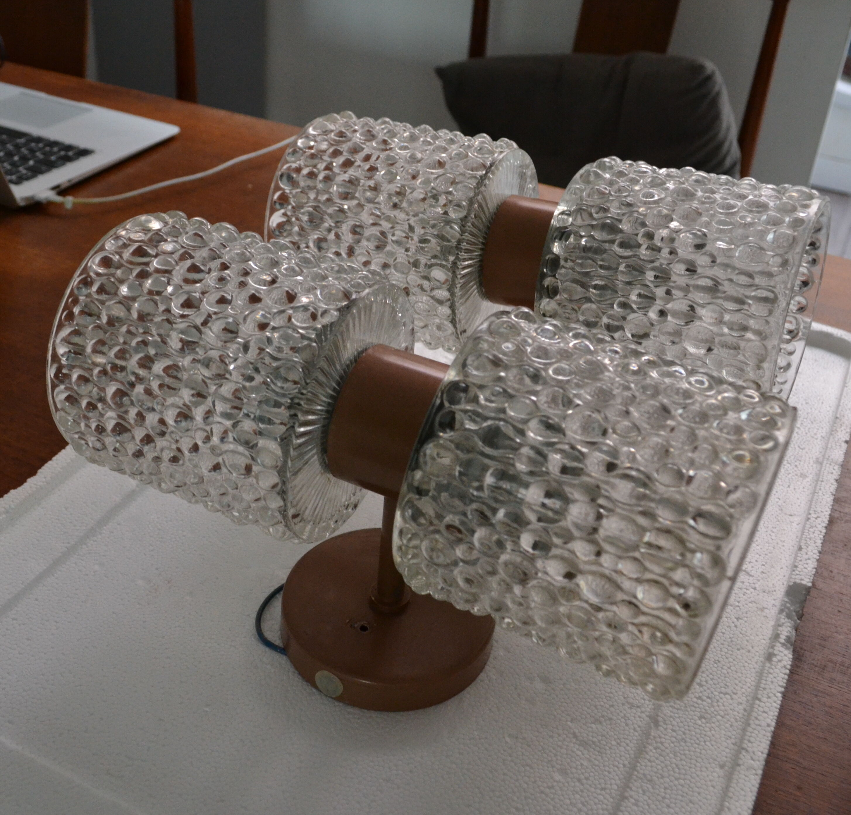 J.W Bosman's 60s Raak Pair of wall light