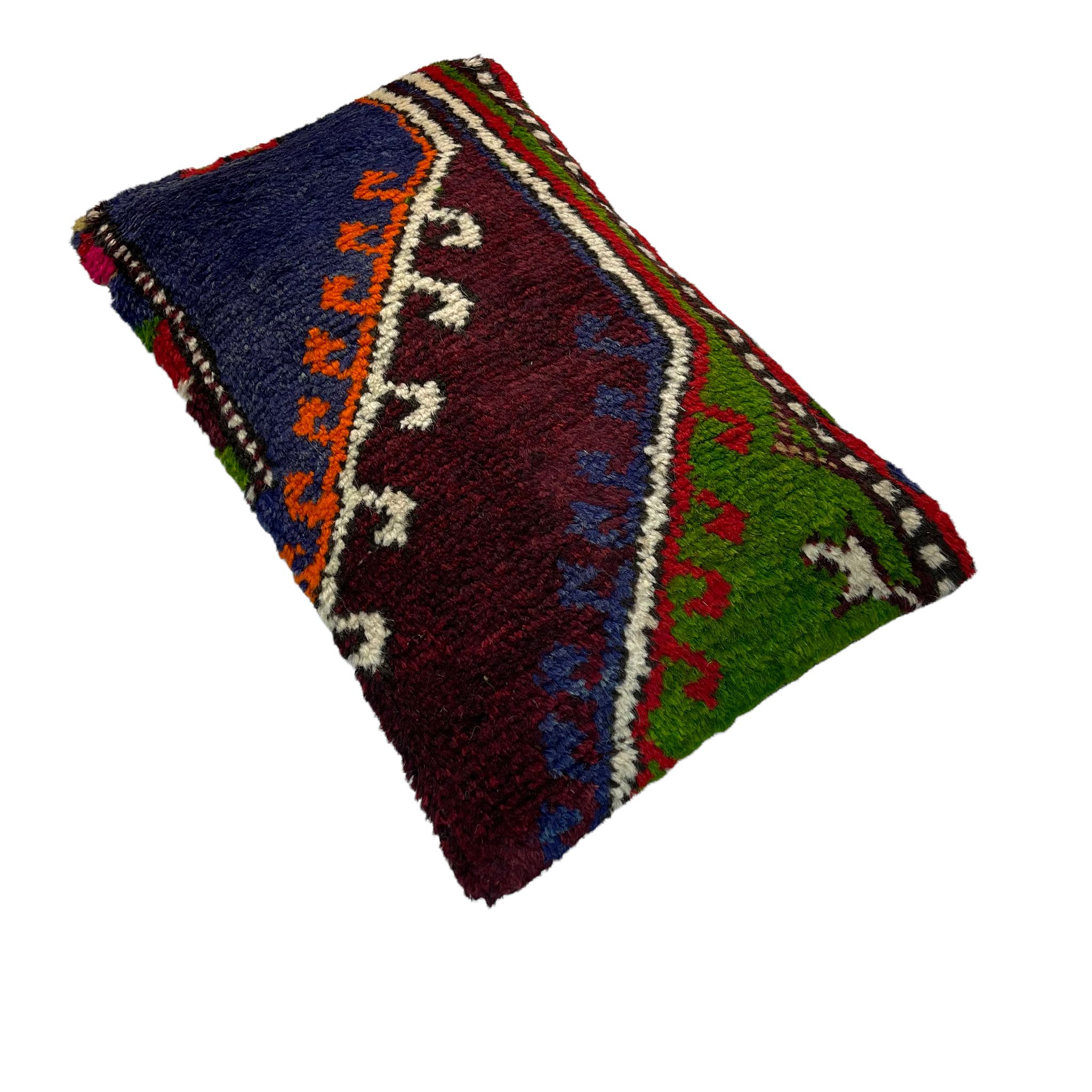 Vintage turkish handmade cushion cover , 30 x 50 cm