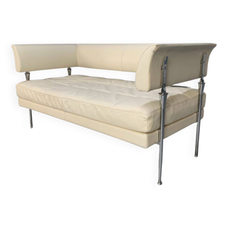 Sofá Hydra Castor, Luca Scacchetti by Poltrona Frau, leather and steel