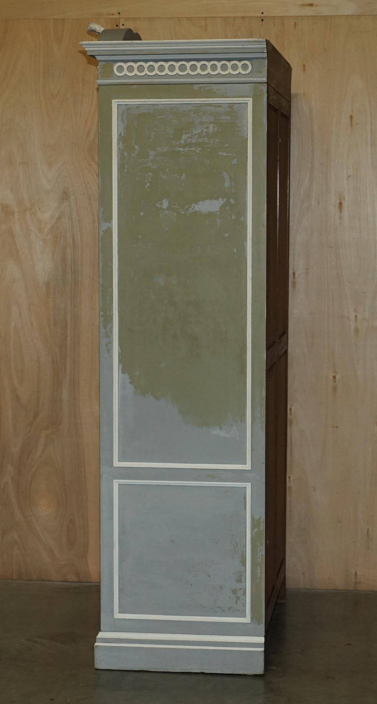 Antique wardrobe Mellier & Co with mirror door