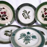 Antique plates from the Fenal Frères Pexonne factory.