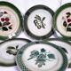 Antique plates from the Fenal Frères Pexonne factory.