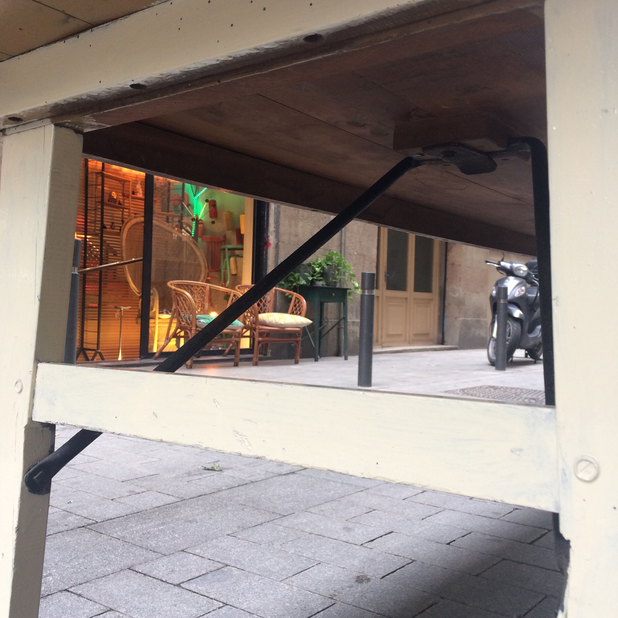 Table en bois pliable