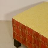 Kenzo square fabric pouf, Lelievre edition. Ref Patou