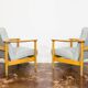 Vintage Armchairs Gfm 142 By Edmund Homa, Gfm, Poland, 1960’s, Set Of 2