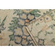 1970s Vintage Turkish Hand-Knotted Wool Cotton Tan Runner Rug 93x287