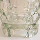 70's chiseled glass vase