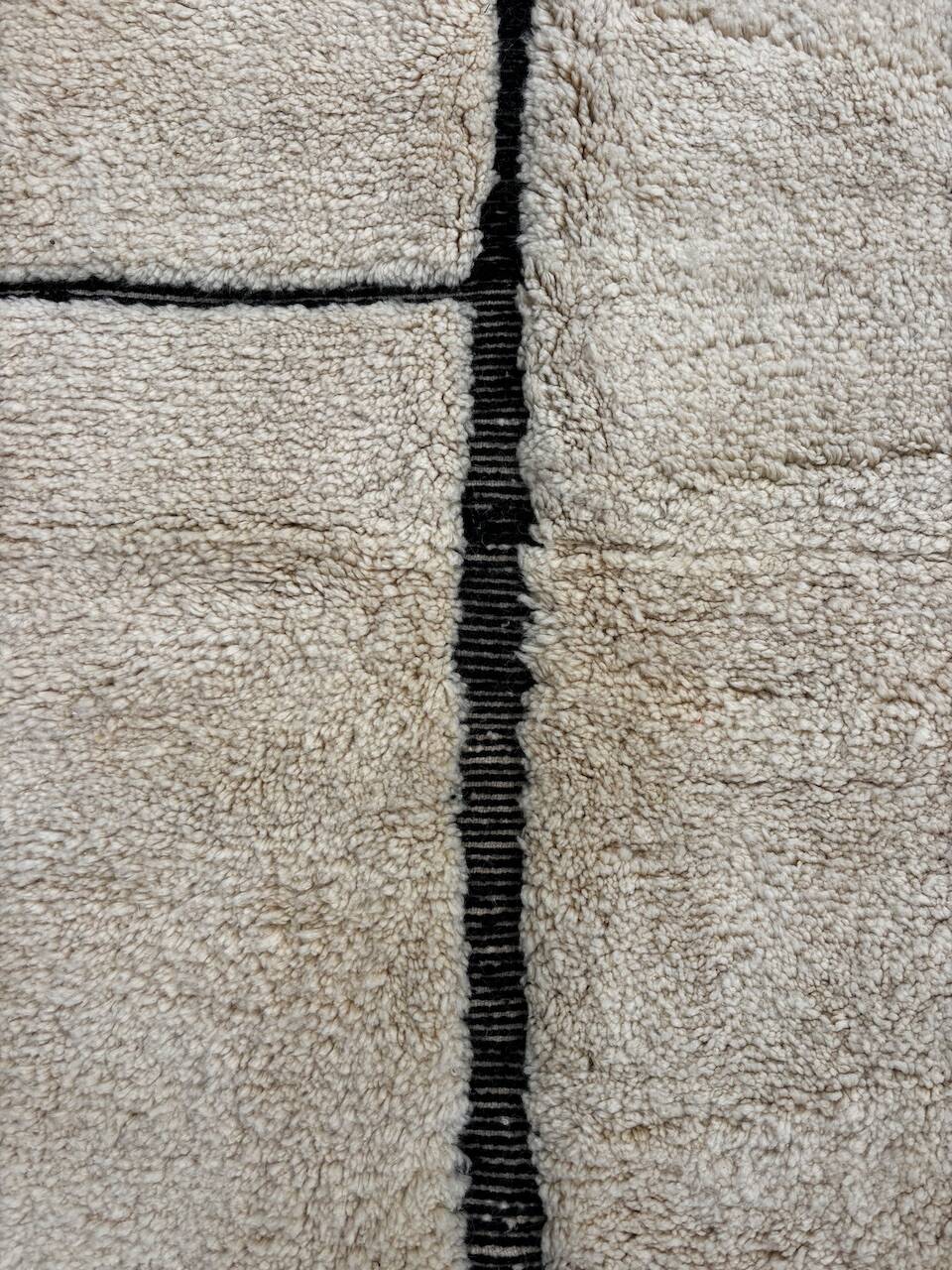 Sala - Custom black and white Moroccan Berber rug