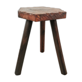 Tabouret tripode vintage