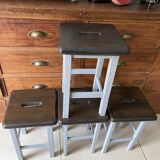Wooden painter's stools