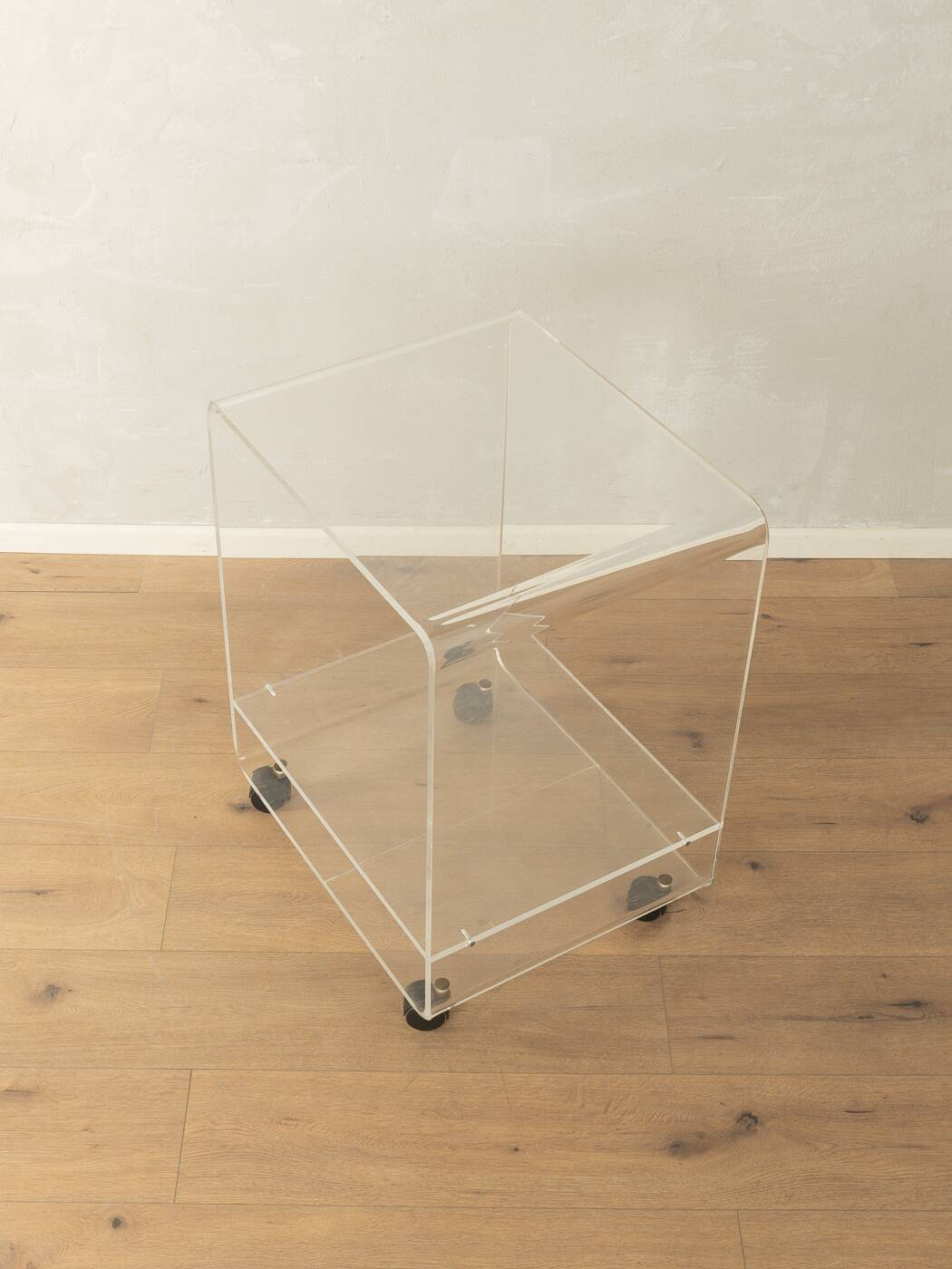 1960s acrylic side table