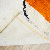 Moroccan orange carpet 253x146cm