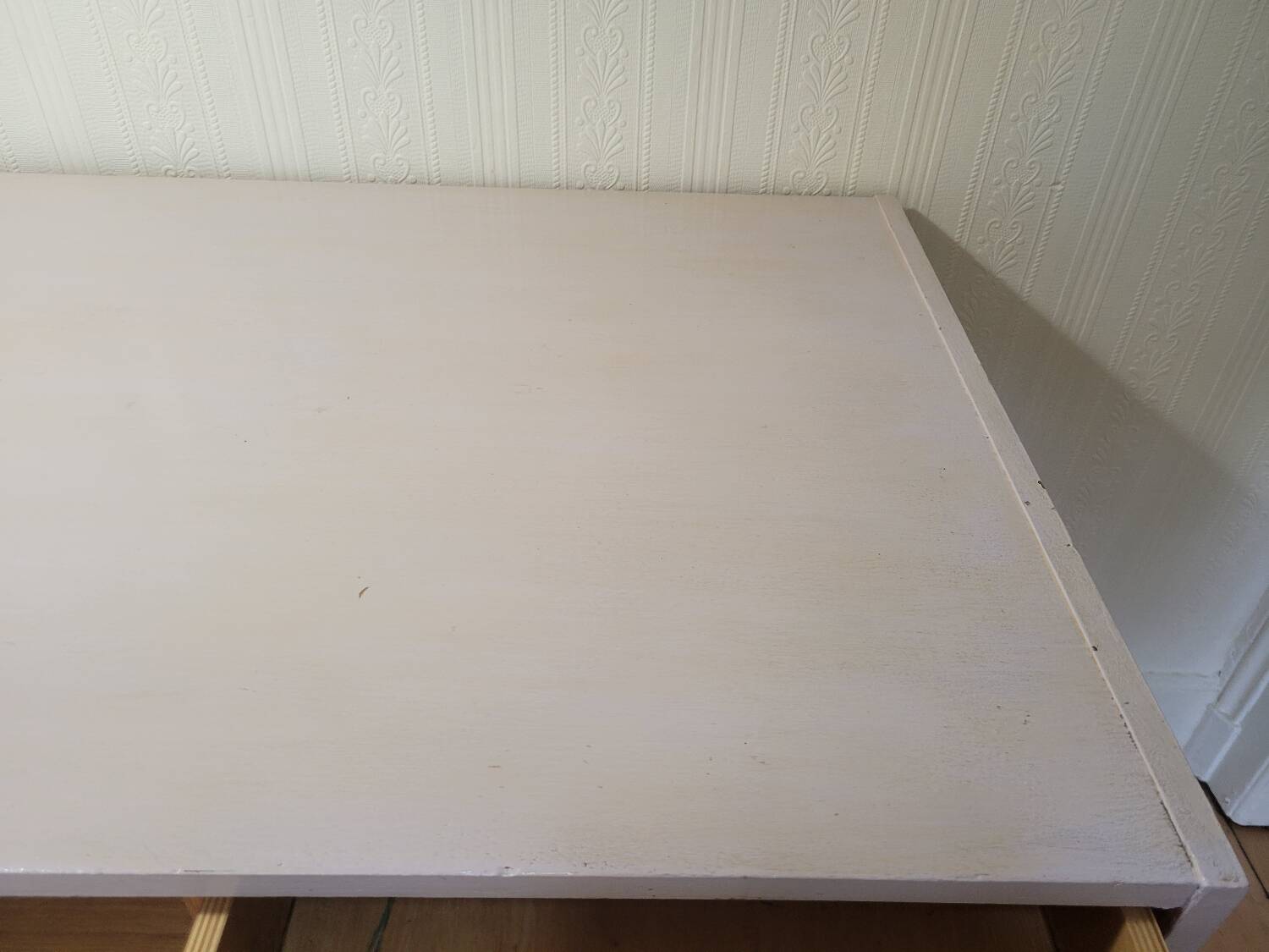 Desk with compass legs circa 1970