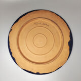 1970s Gorgeous Decorative Plated or Centerpiece by Frumento Spotorno. Made in Italy